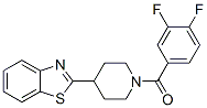 Piperidine, 4-(2-benzothiazolyl)-1-(3,4-difluorobenzoyl)-(9ci)Structure,606083-54-9Structure Piperidine, 4-(2-benzothiazolyl)-1-(3,4-difluorobenzoyl)-(9ci) Structure,606083-54-9Structure