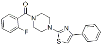 (9ci)-1-(2-氟苯甲?；?-4-(4-苯基-2-噻唑)-哌嗪結(jié)構(gòu)式_606087-51-8結(jié)構(gòu)式