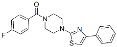 (9ci)-1-(4-氟苯甲?；?-4-(4-苯基-2-噻唑)-哌嗪結(jié)構(gòu)式_606087-52-9結(jié)構(gòu)式