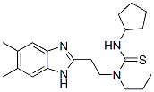 (9ci)-n-環(huán)戊基-n-[2-(5,6-二甲基-1H-苯并咪唑-2-基)乙基]-n-丙基硫脲結(jié)構(gòu)式_606091-51-4結(jié)構(gòu)式
