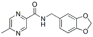 (9CI)-N-(1,3-苯并二氧雜環(huán)戊烯l-5-甲基)-5-甲基-吡嗪羧酰胺結(jié)構(gòu)式_606096-87-1結(jié)構(gòu)式