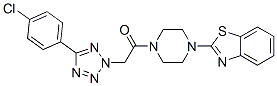 (9ci)-1-(2-苯并噻唑)-4-[[5-(4-氯苯基)-2H-四唑-2-基]乙?；鵠-哌嗪結(jié)構(gòu)式_606097-24-9結(jié)構(gòu)式