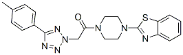 (9ci)-1-(2-苯并噻唑)-4-[[5-(4-甲基苯基)-2H-四唑-2-基]乙?；鵠-哌嗪結(jié)構(gòu)式_606097-27-2結(jié)構(gòu)式