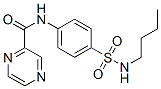 (9CI)-N-[4-[(丁基氨基)磺?；鵠苯基]-吡嗪羧酰胺結(jié)構(gòu)式_606098-37-7結(jié)構(gòu)式