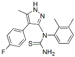(9CI)-N-(2,3-二甲基苯基)-N-[4-(4-氟苯基)-5-甲基-1H-吡唑-3-基]-硫脲結(jié)構(gòu)式_606102-10-7結(jié)構(gòu)式