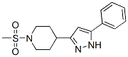 (9ci)-1-(甲基磺?；?-4-(5-苯基-1H-吡唑-3-基)-哌啶結(jié)構(gòu)式_606103-91-7結(jié)構(gòu)式
