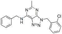 (9ci)-3-[(2-氯苯基)甲基]-5-甲基-n-(苯基甲基)-3H-1,2,3-噻唑并[4,5-d]嘧啶-7-胺結(jié)構(gòu)式_606108-17-2結(jié)構(gòu)式