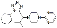 (9CI)-2-[4-[1-(1-環(huán)己基-1H-四唑-5-基)-2-甲基丙基]-1-哌嗪]-嘧啶結(jié)構(gòu)式_606114-26-5結(jié)構(gòu)式