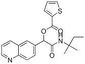 (9ci)-2-[(1,1-二甲基丙基)氨基]-2-氧代-1-(6-喹啉)乙基酯2-噻吩羧酸結(jié)構(gòu)式_606115-12-2結(jié)構(gòu)式