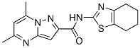 (9CI)-5,7-二甲基-N-(4,5,6,7-四氫-2-苯并噻唑)-吡唑并[1,5-a]嘧啶-2-羧酰胺結(jié)構(gòu)式_606117-75-3結(jié)構(gòu)式