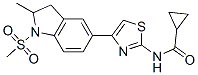 (9ci)-n-[4-[2,3-二氫-2-甲基-1-(甲基磺?；?-1H-吲哚-5-基]-2-噻唑]-環(huán)丙烷羧酰胺結(jié)構(gòu)式_606122-00-3結(jié)構(gòu)式
