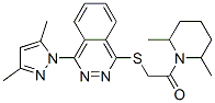 (9ci)-1-[[[4-(3,5-二甲基-1H-吡唑-1-基)-1-二氮雜萘]硫代]乙?；鵠-2,6-二甲基-哌啶結(jié)構(gòu)式_606122-46-7結(jié)構(gòu)式