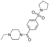 (9ci)-1-乙基-4-[4-(1-吡咯烷磺?；?苯甲?；鵠-哌嗪結(jié)構(gòu)式_606135-77-7結(jié)構(gòu)式