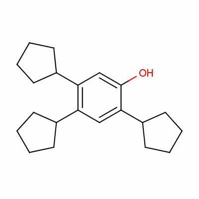2,4,5-TricyclopentylphenolStructure,60834-64-2Structure 2,4,5-Tricyclopentylphenol Structure,60834-64-2Structure
