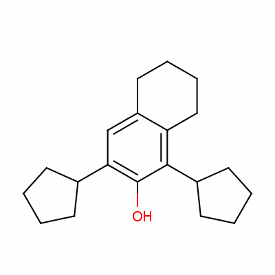 1,3-Dicyclopentyl-5,6,7,8-tetrahydro-2-naphtholStructure,60834-67-5Structure 1,3-Dicyclopentyl-5,6,7,8-tetrahydro-2-naphthol Structure,60834-67-5Structure