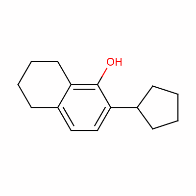 2-Cyclopentyl-5,6,7,8-tetrahydro-1-naphtholStructure,60834-82-4Structure 2-Cyclopentyl-5,6,7,8-tetrahydro-1-naphthol Structure,60834-82-4Structure
