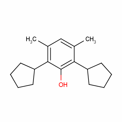 2,6-Dicyclopentyl-3,5-xylenolStructure,60834-84-6Structure 2,6-Dicyclopentyl-3,5-xylenol Structure,60834-84-6Structure