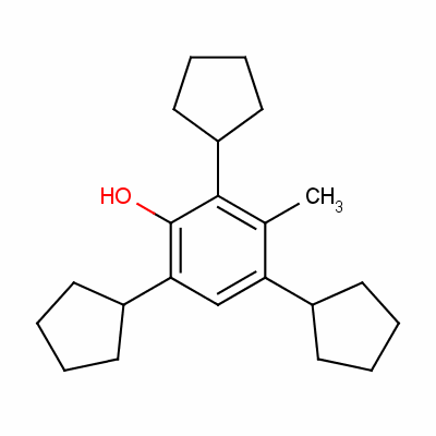 2,4,6-Tricyclopentyl-m-cresolStructure,60834-86-8Structure 2,4,6-Tricyclopentyl-m-cresol Structure,60834-86-8Structure