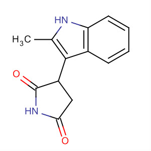 3-(2-Methyl-1h-indol-3-yl)pyrrolidine-2,5-dioneStructure,61123-23-7Structure 3-(2-Methyl-1h-indol-3-yl)pyrrolidine-2,5-dione Structure,61123-23-7Structure