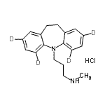 Desipramine-2,4,6,8-d4 hclStructure,61361-34-0Structure Desipramine-2,4,6,8-d4 hcl Structure,61361-34-0Structure