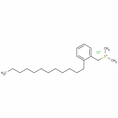 (Dodecylbenzyl)dimethylsulphonium chlorideStructure,61551-61-9Structure (Dodecylbenzyl)dimethylsulphonium chloride Structure,61551-61-9Structure