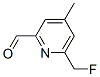 (9ci)-6-(氟甲基)-4-甲基-2-吡啶羧醛結(jié)構(gòu)式_615580-34-2結(jié)構(gòu)式