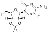 5’-Deoxy-5-fluoro-5’-iodo-2’,3’-o-isopropylidene-d-cytidineStructure,61787-05-1Structure 5’-Deoxy-5-fluoro-5’-iodo-2’,3’-o-isopropylidene-d-cytidine Structure,61787-05-1Structure
