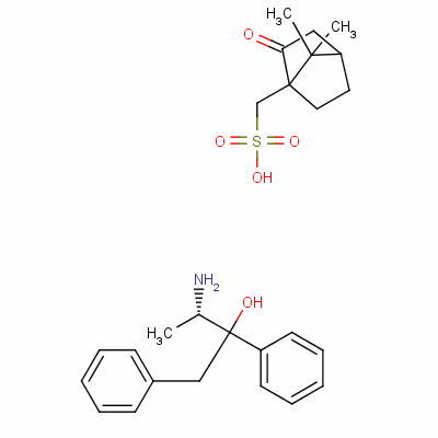 (2-Hydroxy-1-methyl-2,3-diphenylpropyl)ammonium (1s)-2-oxobornane-10-sulphonateStructure,61791-79-5Structure (2-Hydroxy-1-methyl-2,3-diphenylpropyl)ammonium (1s)-2-oxobornane-10-sulphonate Structure,61791-79-5Structure