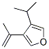 Furan,3-(1-methylethenyl)-4-(1-methylethyl)-(9ci)Structure,61838-58-2Structure Furan,3-(1-methylethenyl)-4-(1-methylethyl)-(9ci) Structure,61838-58-2Structure