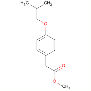 Methyl 2-(4-isobutoxyphenyl)acetateStructure,61904-54-9Structure Methyl 2-(4-isobutoxyphenyl)acetate Structure,61904-54-9Structure