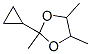 2-Cyclopropyl-2,4,5-trimethyl-1,3-dioxolaneStructure,61920-38-5Structure 2-Cyclopropyl-2,4,5-trimethyl-1,3-dioxolane Structure,61920-38-5Structure