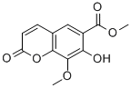 7-Hydroxy-8-methoxy-2-oxo-2h-1-benzopyran-6-carboxylic acid methyl esterStructure,61975-93-7Structure 7-Hydroxy-8-methoxy-2-oxo-2h-1-benzopyran-6-carboxylic acid methyl ester Structure,61975-93-7Structure