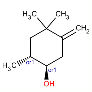 (1r,2r)-rel-(9ci)-2,4,4-三甲基-5-亞甲基-環(huán)己醇結(jié)構(gòu)式_620176-47-8結(jié)構(gòu)式