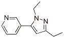 (9CI)-3-(1,3-二乙基-1H-吡唑-5-基)-吡啶結(jié)構(gòu)式_622403-66-1結(jié)構(gòu)式