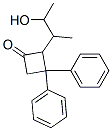 2-(2-Hydroxy-1-methylpropyl)-3,3-diphenylcyclobutanoneStructure,62338-10-7Structure 2-(2-Hydroxy-1-methylpropyl)-3,3-diphenylcyclobutanone Structure,62338-10-7Structure