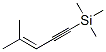 4-Methyl-3-pentene-1-ynyltrimethylsilaneStructure,62338-12-9Structure 4-Methyl-3-pentene-1-ynyltrimethylsilane Structure,62338-12-9Structure