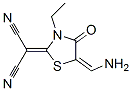 (9ci)-[5-(氨基亞甲基)-3-乙基-4-氧代-2-噻唑啉基]-丙二腈結構式_623550-82-3結構式