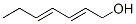 2,4-庚二烯-1-醇結(jié)構(gòu)式_62488-55-5結(jié)構(gòu)式