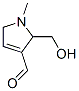 1H-pyrrole-3-carboxaldehyde,2,5-dihydro-2-(hydroxymethyl)-1-methyl- (9ci)Structure,62501-63-7Structure 1H-pyrrole-3-carboxaldehyde,2,5-dihydro-2-(hydroxymethyl)-1-methyl- (9ci) Structure,62501-63-7Structure