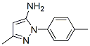 5-Amino-3-methyl-1-p-tolylpyrazoleStructure,62535-60-8Structure 5-Amino-3-methyl-1-p-tolylpyrazole Structure,62535-60-8Structure
