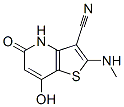 (9CI)-4,5-二氫-7-羥基-2-(甲基氨基)-5-氧代-噻吩并[3,2-b]吡啶-3-甲腈結(jié)構(gòu)式_626221-24-7結(jié)構(gòu)式