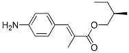 3-(4-Aminophenyl)-2-methylpropenoic acid (r)-2-methylbutyl esterStructure,62742-51-2Structure 3-(4-Aminophenyl)-2-methylpropenoic acid (r)-2-methylbutyl ester Structure,62742-51-2Structure