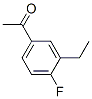Ethanone, 1-(3-ethyl-4-fluorophenyl)-(9ci) Structure,627463-27-8Structure
