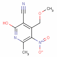 1,2-Dihydro-4-(methoxymethyl)-6-methyl-5-nitro-2-oxonicotinonitrileStructure,6281-75-0Structure 1,2-Dihydro-4-(methoxymethyl)-6-methyl-5-nitro-2-oxonicotinonitrile Structure,6281-75-0Structure