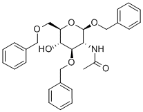 Benzyl 2-acetamido-3,6-di-o-benzyl-2-deoxy-beta-d-glucopyranosideStructure,62867-63-4Structure Benzyl 2-acetamido-3,6-di-o-benzyl-2-deoxy-beta-d-glucopyranoside Structure,62867-63-4Structure