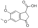 2,3-Dihydro-5,6-dimethoxy-3-oxo-1h-indene-1-carboxylic acidStructure,62956-63-2Structure 2,3-Dihydro-5,6-dimethoxy-3-oxo-1h-indene-1-carboxylic acid Structure,62956-63-2Structure