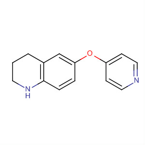 6-(吡啶-4-氧基)-1,2,3,4-四氫喹啉結(jié)構(gòu)式_630125-35-8結(jié)構(gòu)式