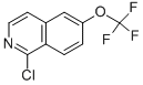1-Chloro-6-(trifluoromethoxy)isoquinolineStructure,630423-44-8Structure 1-Chloro-6-(trifluoromethoxy)isoquinoline Structure,630423-44-8Structure