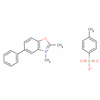 2,3-Dimethyl-5-phenylbenzoxazolium p-toluenesulphonateStructure,63059-64-3Structure 2,3-Dimethyl-5-phenylbenzoxazolium p-toluenesulphonate Structure,63059-64-3Structure