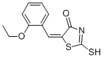(5E)-5-(2-Ethoxybenzylidene)-2-mercapto-1,3-thiazol-4(5H)-oneStructure,6319-50-2Structure (5E)-5-(2-Ethoxybenzylidene)-2-mercapto-1,3-thiazol-4(5H)-one Structure,6319-50-2Structure
